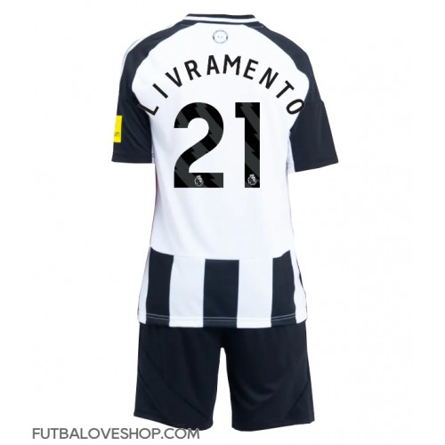 Dres Newcastle United Tino Livramento #21 Domáci pre deti 2024-25 Krátky Rukáv (+ trenírky)